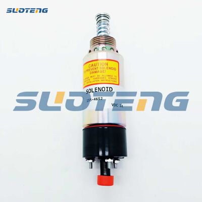 155-4652 24VDC Yakıt Kapalı Solenoid 1554652 Motoru için 3114/3116/3126 Ekskavatör E320B/E325B/E325C/E325CL